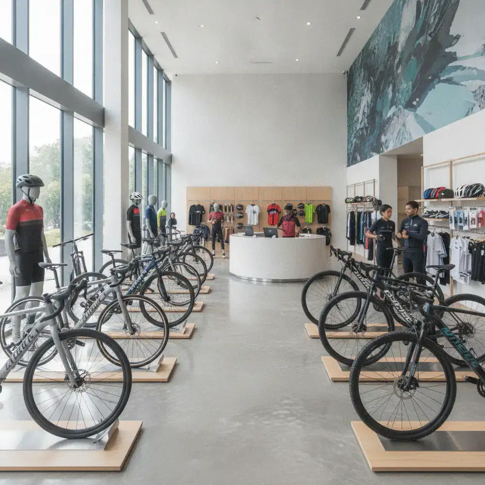 Tuxmolar Cycling showroom in Dhaka
