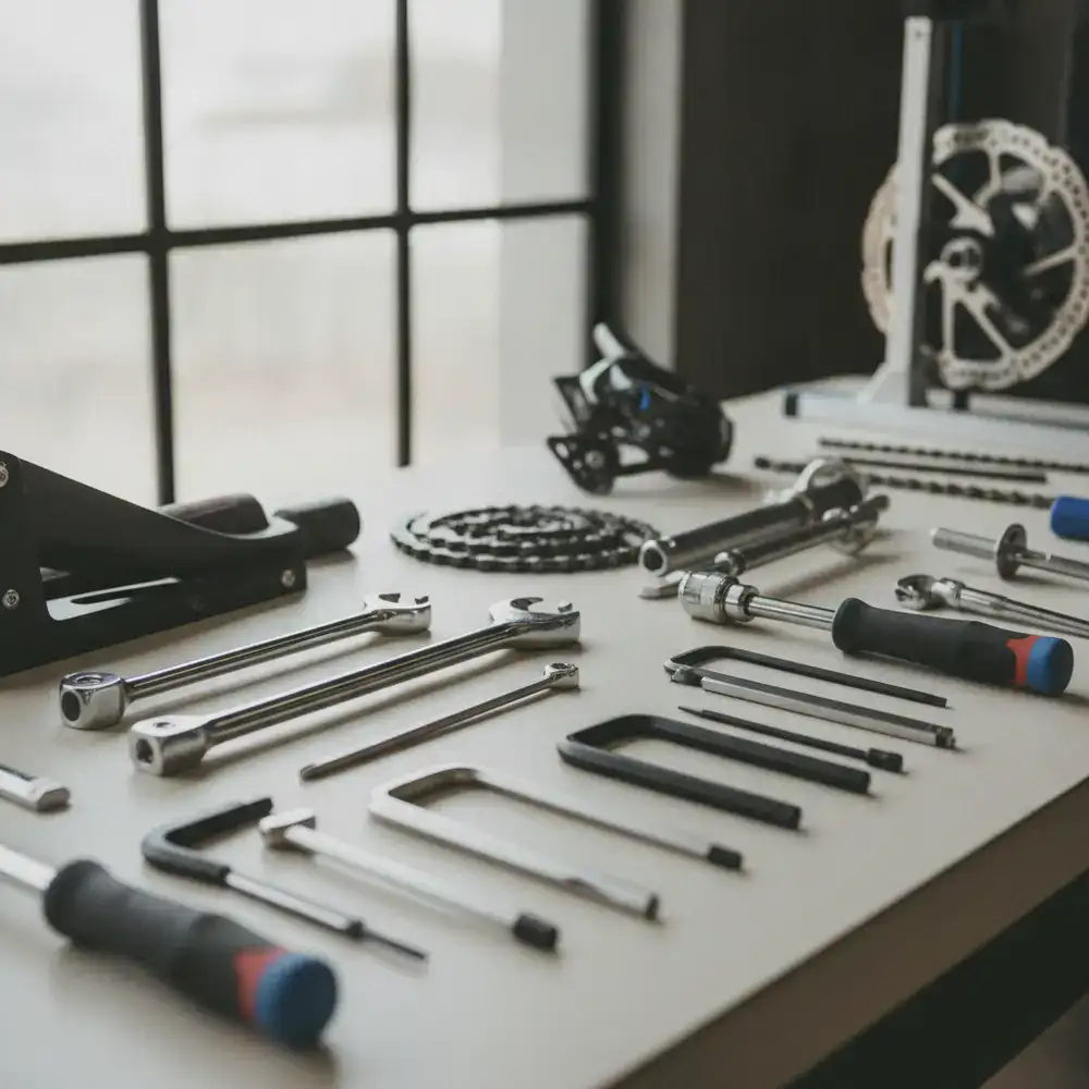 Precision bicycle maintenance and tuning tools